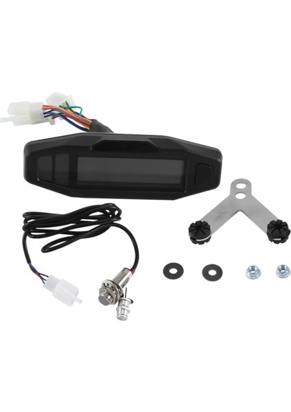 Evrensel Motosiklet Hız Göstergesi Takometre Yağ Göstergesi Hd Ekran D (Yurt Dışından) fiyatları