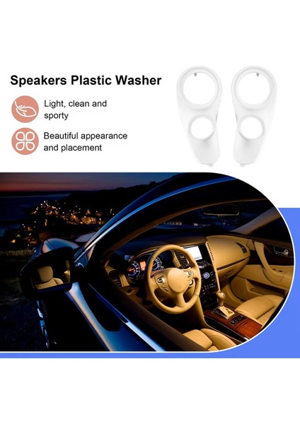 Yeni Stil 1 Set Araba Ses Hoparlörü A Sütun Tweeter Braket Contası (Yurt Dışından) fırsatları