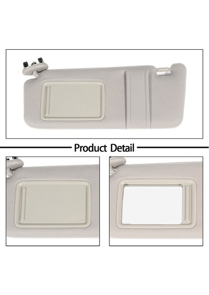 2007-2011 Yılları Için Sol Bej Araba Güneşliği Gölgeliği (Yurt Dışından) fırsatları