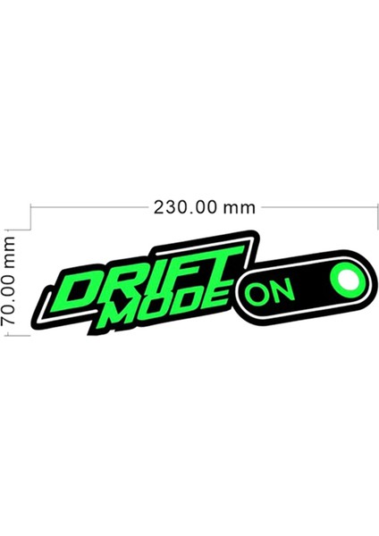 Drift Modu Açık Glow Panel Işık Yayan Pencere Yarış Arabası Çıkartması (Yurt Dışından) modelleri