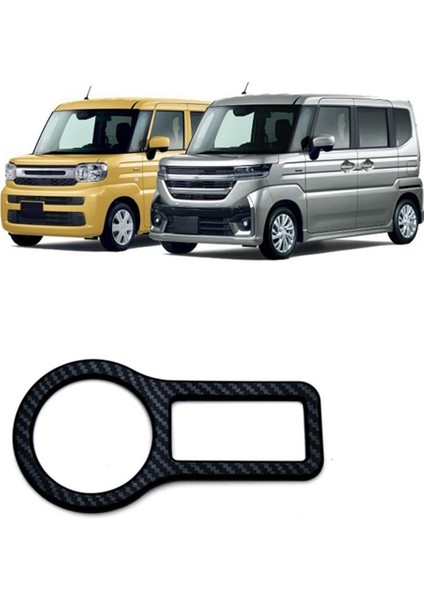 Motor Çalıştırma Durdurma Anahtarı Kapağı Trimi Karbon Fiber Desen (Yurt Dışından)