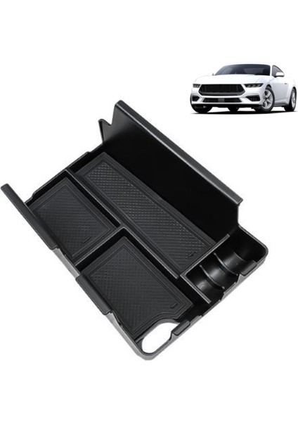 Ford Mustang 2024 Orta Konsol Saklama Kutusu Bölücü Için Orta Konsol Organizatörü Tepsi Iç Aksesuarları Ekleme (Yurt Dışından) fırsatları