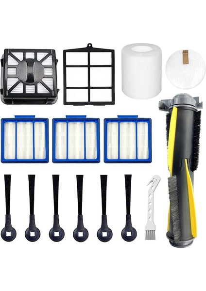 14 Adet Köpekbalığı Iq RV1001AE RV101 Robot Vakum Köpük Için Yedek Parçalar Keçe Filtresi Kendinden Kez Taban Aksesuarları (Yurt Dışından)