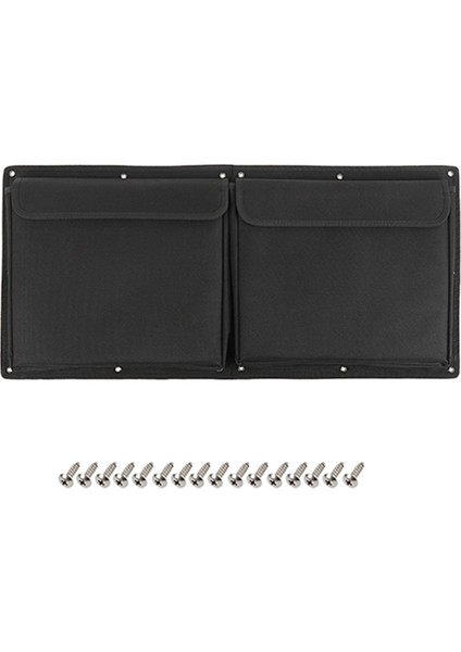 Jeep Wrangler Için Jk Jl 2007-2023 Kuyruk Kapısı Depolama Çantası Aracı Kiti Organizatör Araç Aksesuarları, Siyah (Yurt Dışından)