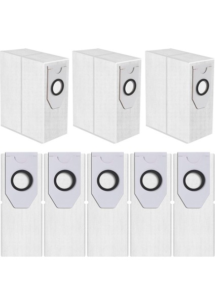 Eureka J12 Ultra/midea V12 Robot Vakum Süpürge, Toz Torbası Yedek Torba Aksesuar Seti (Yurt Dışından)