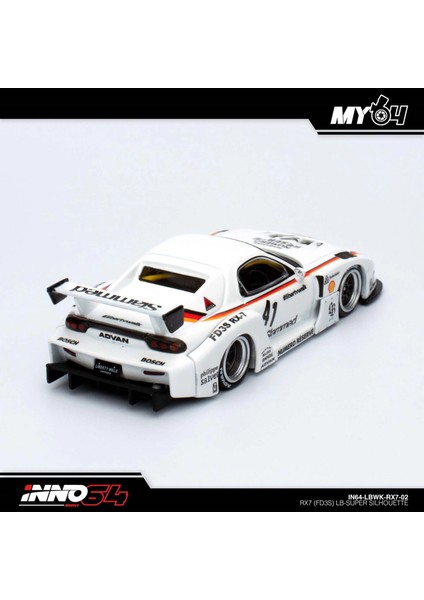 1/64 MAZDA RX7 (FD3S) LB-SUPER SILHOUETTE IN64-LBWK-RX7-02 indirimleri