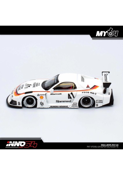 1/64 MAZDA RX7 (FD3S) LB-SUPER SILHOUETTE IN64-LBWK-RX7-02