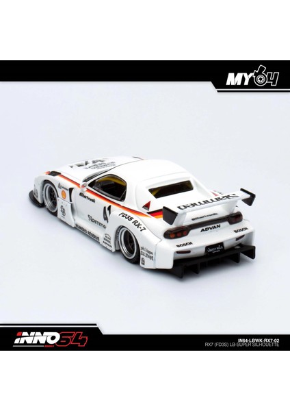 1/64 MAZDA RX7 (FD3S) LB-SUPER SILHOUETTE IN64-LBWK-RX7-02