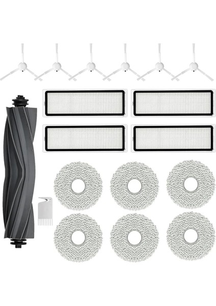 Filtre Fırçası Mop Pedler Dream L10S / L10 Ultra Robot Vakum Süpürge Yedek Parçaları Için Aksesuarlar Kiti (Yurt Dışından)