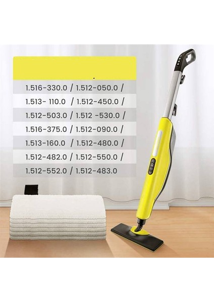 12PCS Karcher Easyfix Sc2, Sc3, Sc4, Sc5 Steam Temizleyiciler ile Uyumlu Mikrofiber Mop Bezleri (Yurt Dışından) indirimleri