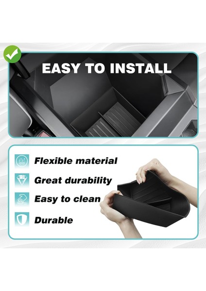 Cybertruck 2024 Için Kol Dayama Alt Düzenleyici Tepsi (Yurt Dışından) indirimleri