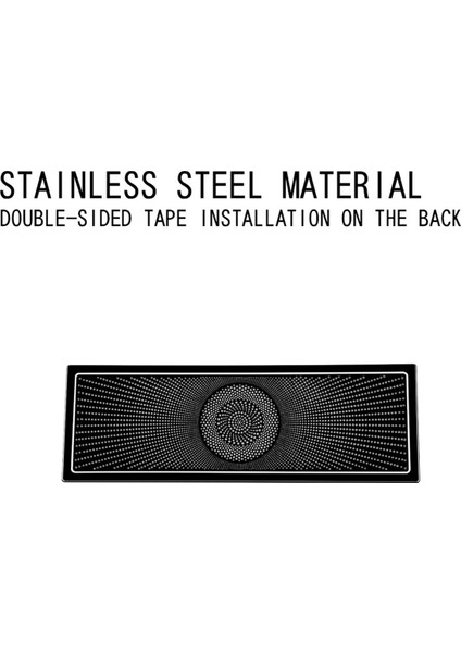 Paslanmaz Çelik Orta Sıra Tavan Hoparlör Kapağı Siyah (Yurt Dışından) fırsatları