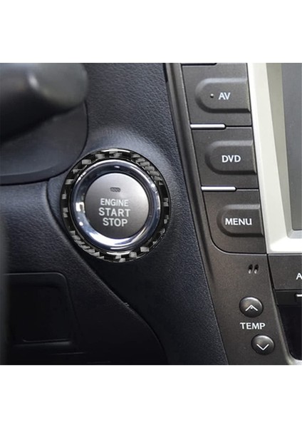 Araba Motoru Başlatma Durdurma Düğmesi Halkası Trim Kapağı Is IS250 06-12 (Yurt Dışından) fırsatları