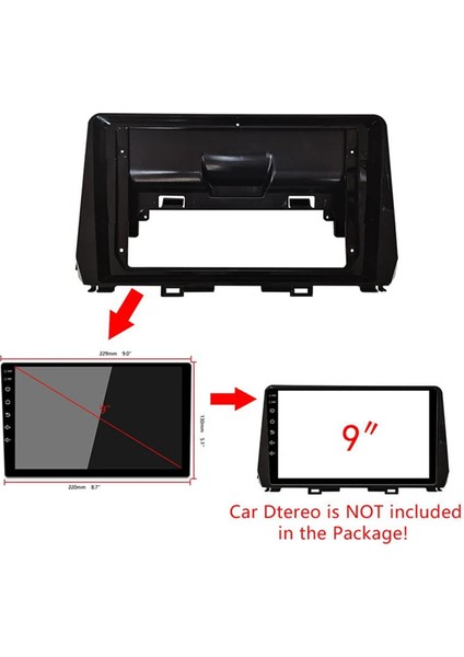 Picanto Morning 2021 Için 9 Inçlik Araba Radyosuçerçeve Gösterge Paneli Montaj Kiti (Yurt Dışından) fırsatları