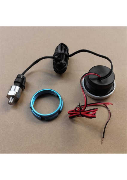 52MM Uyarı Alarmlı Yağ Basınç Ölçer 18 Npt Sensör Yağ Ölçer (Yurt Dışından)