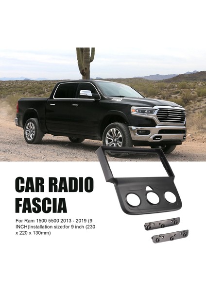 9 Inç Araba Radyo Kurulum DVD Gps Mp5 Ram Için Fasya Çerçevesi (Yurt Dışından) fırsatları