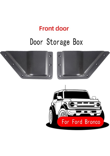 Ford Bronco Için Araba Aksesuarları 2019 2022 2/4 Kapı Ön Kapı Cep Saklama Kutusu Organizatör Tutma Tepsisi (Yurt Dışından) indirimleri