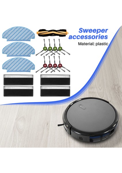 Temizlik Bez Fırçası Filtre Aksesuarları Yedek Parçalar Ecovacs Deebot N8 Pro N8 Pro+ Vakum Süpürge Robotu (Yurt Dışından) fırsatları