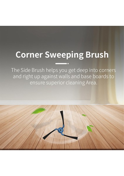 12PCS Yedek Parçalar Eufy X10 Pro Omni / X9 Pro Robot Vakumları Temizleyici Aksesuarları Yıkanabilir Kenar Fırça (Yurt Dışından) fiyatları