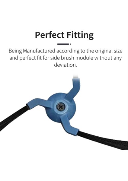 12PCS Yedek Parçalar Eufy X10 Pro Omni / X9 Pro Robot Vakumları Temizleyici Aksesuarları Yıkanabilir Kenar Fırça (Yurt Dışından) fırsatları