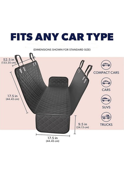 Araba Koltuğu Koruyucu Makinede Yıkanabilir Evcil Hayvan Araba Seyahat B (Yurt Dışından) fırsatları