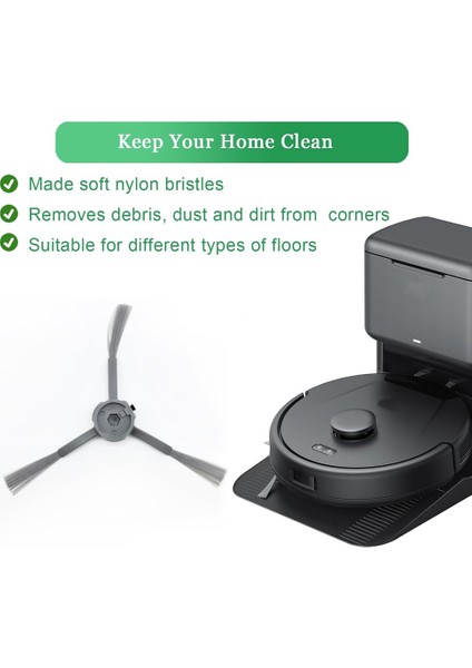 Eufy L60, L50, L60 Ses, L50 Ses Vakum Süpürge Yedek Parçaları Için Yan Fırça (Yurt Dışından) modelleri