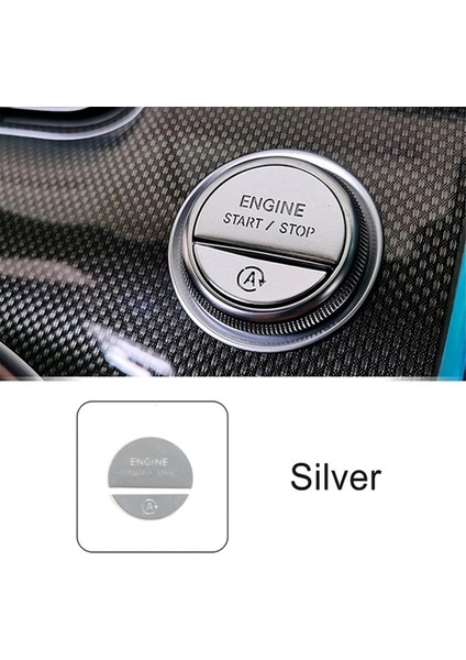 Motor One Start Stop Anahtar Düğmesi Sticker W206 Gümüş (Yurt Dışından) fırsatları