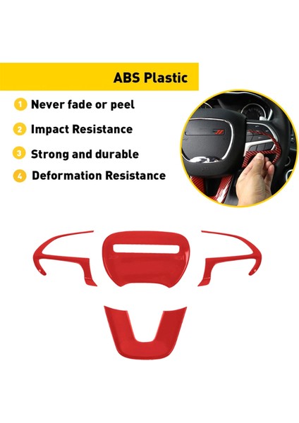 Charger Için Kırmızı Direksiyon Simidi Kılıfı Döşemesi (Yurt Dışından) fırsatları