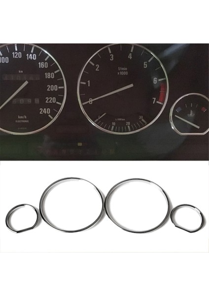 Araba Hız Göstergesi Kapağı Çerçeve Trim Gösterge Paneli Gösterge Halkası Seti (Yurt Dışından) fırsatları