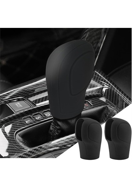 Araba Vites Topuzu Kapağı Evrensel Araç Iç Parçaları Siyah (Yurt Dışından)