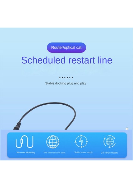 24 Saat Otomatik Yeniden Başlatma Yönlendirici Yönlendirme Sıfırlama Aracı Beyaz (Yurt Dışından) indirimleri