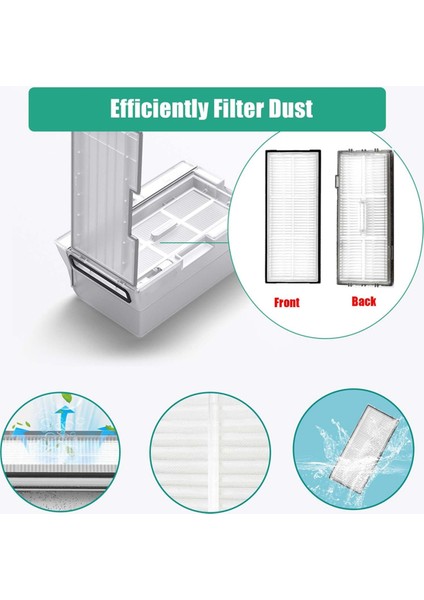 Xiaomi Roborock S8 S8 Plus S8+ S8 Pro Vakum Süpürge Hepa Filtre Mop Bezi Yedek Parçalar (Yurt Dışından) fırsatları