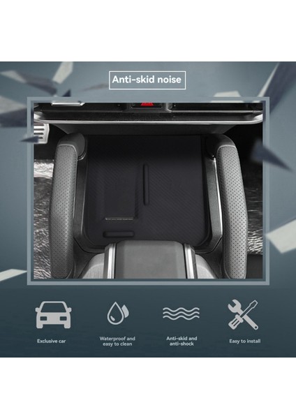 Araba Orta Konsol Kablosuz Şarj Silikon Pedi (Yurt Dışından) indirimleri