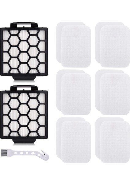 Köpekbalığı ZU60 NV255 NV251 Vakum Temizleyici Aksesuarları Için Değiştirme Hepa Filtreleri Bölüm 1238FT60 ve 1239FT60 (Yurt Dışından)