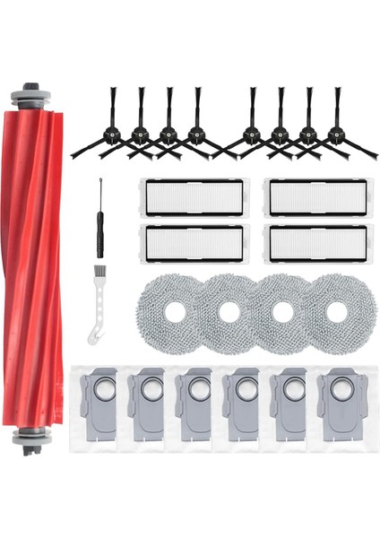 Robot Vakum Süpürge Aksesuarları Roborock Q Revo, Roborock P10 (Q Revo) Robot Vakum Süpürgeleri Için Yedek Parçalar Set (Yurt Dışından)