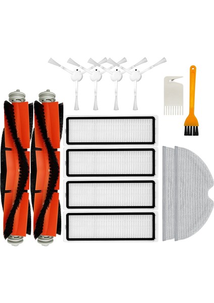 Xiaomi Mijia 1c 2c Mı Robot Vakum Pop Dream F9 Yedek Parçalar Aksesuarlar Ana Yan Fırça Hepa Filtre Mop Bez Rag (Yurt Dışından)