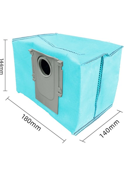 Xiaomi Için 12 Pcs Roborock T8 Plus G10S Pure/pro G20 Q5 Q7 Aktif Karbon Toz Torbası Vakum Süpürge Yedek Parça Mavisi (Yurt Dışından)