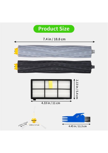 Irobot Roomba Için 860 865 870 880 896 960 966 971 976 980 981 Robot Vakum Süpürge Ana Yan Fırça Hepa Filtre Parçaları (Yurt Dışından) fırsatları