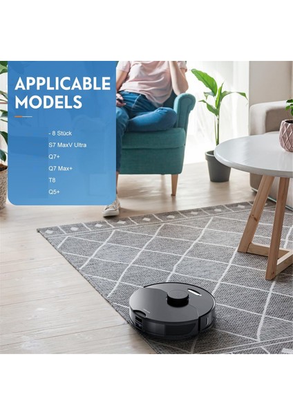 Roborock S7/s7+/s7 Plus S7 Maxv S7 Pro S7 Pro Maxv Ultra Vakum Süpürge Aksesuar Seti Ana Fırçalar Için Aksesuarlar (Yurt Dışından) fiyatları