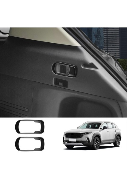 Araba Arka Bagaj Anahtarı Trim Kapağı Sticker Parlak Siyah (Yurt Dışından) fırsatları