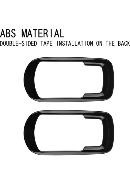 Araba Arka Bagaj Anahtarı Trim Kapağı Sticker Parlak Siyah (Yurt Dışından) indirimleri