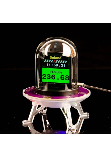 Bitcoin Rgb Nixie Tüp Saat Akıllı Wıfı Ağ LED Gece (Yurt Dışından) indirimleri