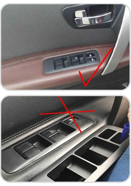 Ön Sol Elektrikli Cam Kaldırma Anahtarı Düğmesi Trim Panel Kapağı (Yurt Dışından) indirimleri