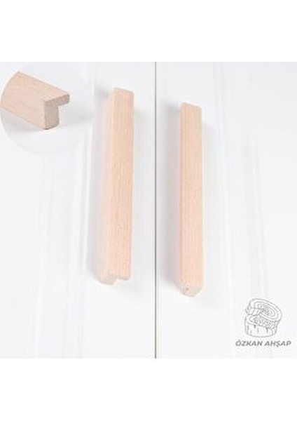 Gold Ahşap Kulp Modern Tasarım 96 mm Mutfak Mobilyası İçin Lüks Kullanım indirimleri