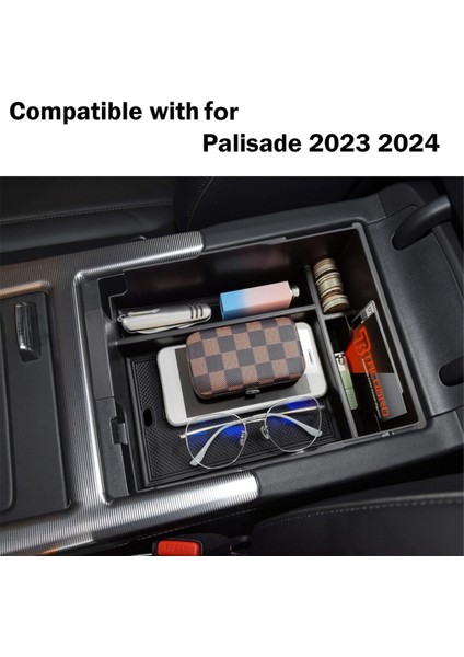 Hyundai Palisade 2023 2024 Otomobil Merkezi Konsolu Organizatör Aksesuarları Için, Kol Dayama Kutusu Depolama Tepsisi Ekleme Tepsisi (Yurt Dışından) indirimleri