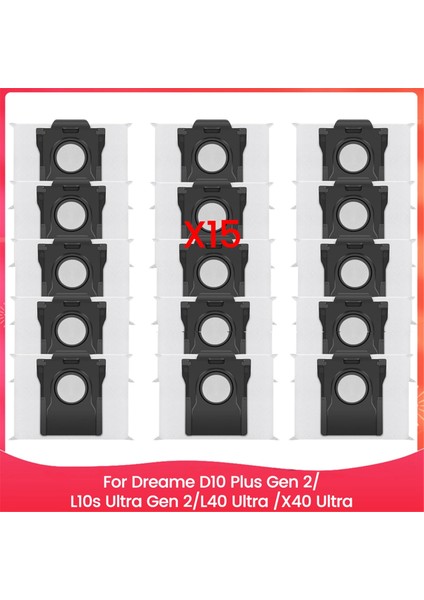 Dream D10 Plus Gen 2/L10S Ultra Gen 2/L40 ULTRA/X40 Ultra Vakum Süpürge Tek Kullanımlık Toz Torbaları Için (Yurt Dışından)