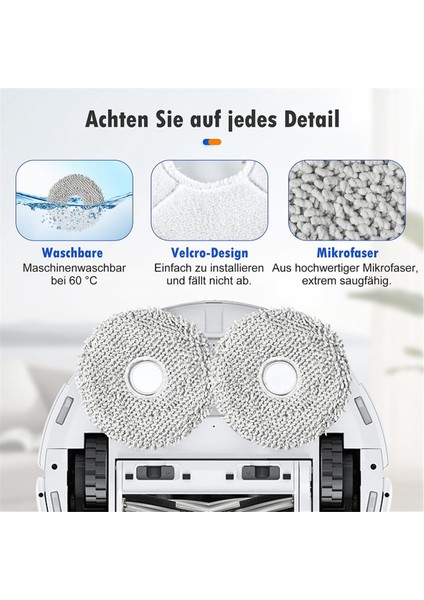 Ecovacs Deebot T20 OMNI/T20/T20 MAX/T20 Pro Vapuum Ana Yan Fırça Pot Filtre Filtre Toz Çantası Için Yedek Parçalar (Yurt Dışından) indirimleri