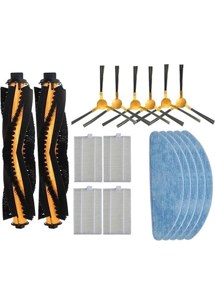 Liectroux C30B E30 XR500, Robot Vakum Yedek Parçaları Için Ana Yan Fırça Rag Mop Hepa Filtresi (Yurt Dışından)