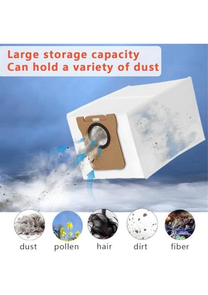 40PCS Dreame Bot L10 Prime / L10S Pro / L10 Pro Robot Vakum Ana Yan Fırça Filtresi Mop Kumaş Parçaları (Yurt Dışından) indirimleri