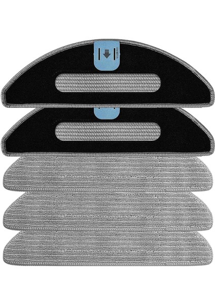 İrobot Roomba Combo I5, I5+, J5, J5+ elektrikli süpürge, yıkanabilir ve yeniden kullanılabilir temizlik için uyumlu yedek paspas pedleri 5 adet (Yurt Dışından)